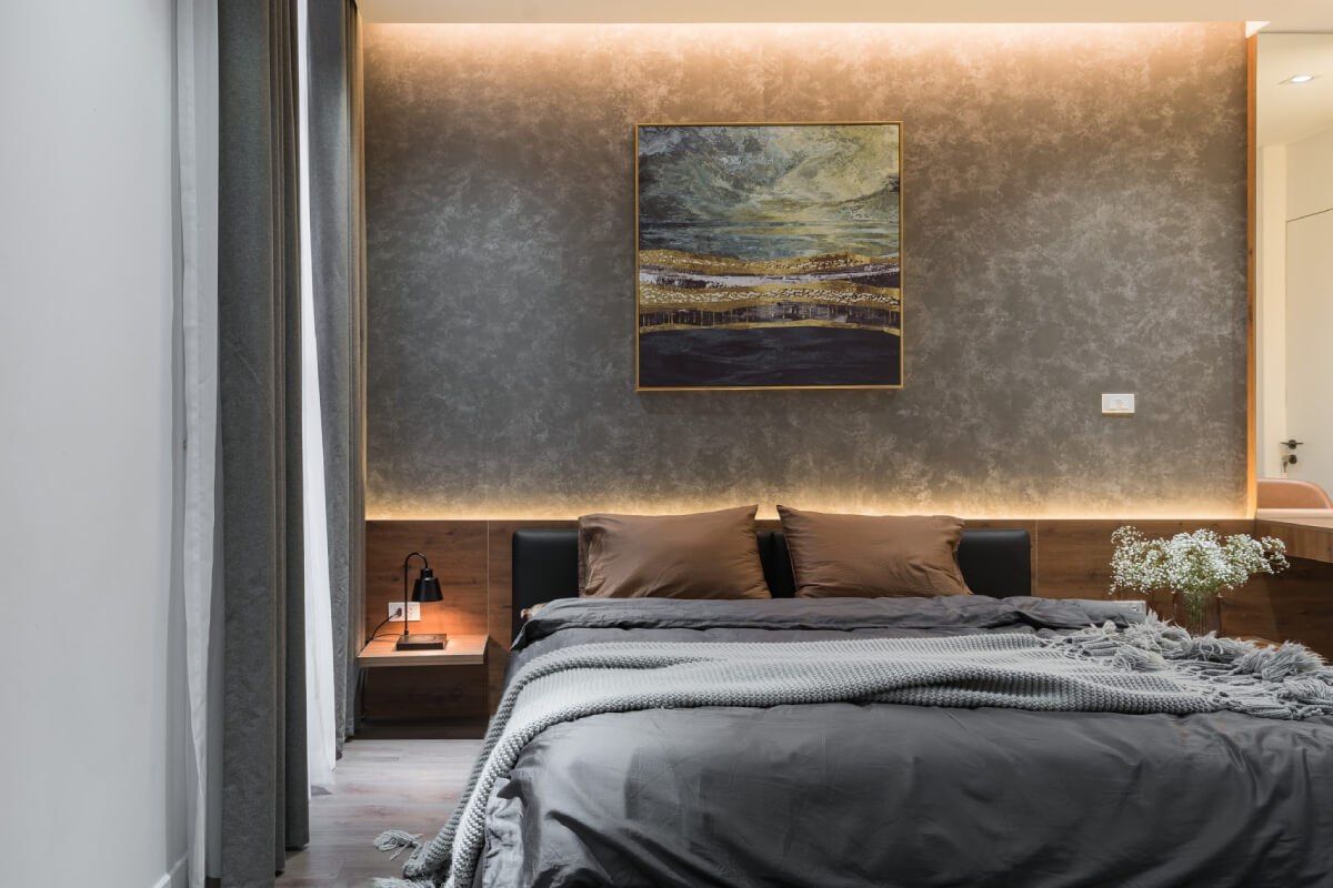 Decor phòng ngủ chill theo tone trầm, ấm là sự lựa chọn hoàn hảo dành cho bạn