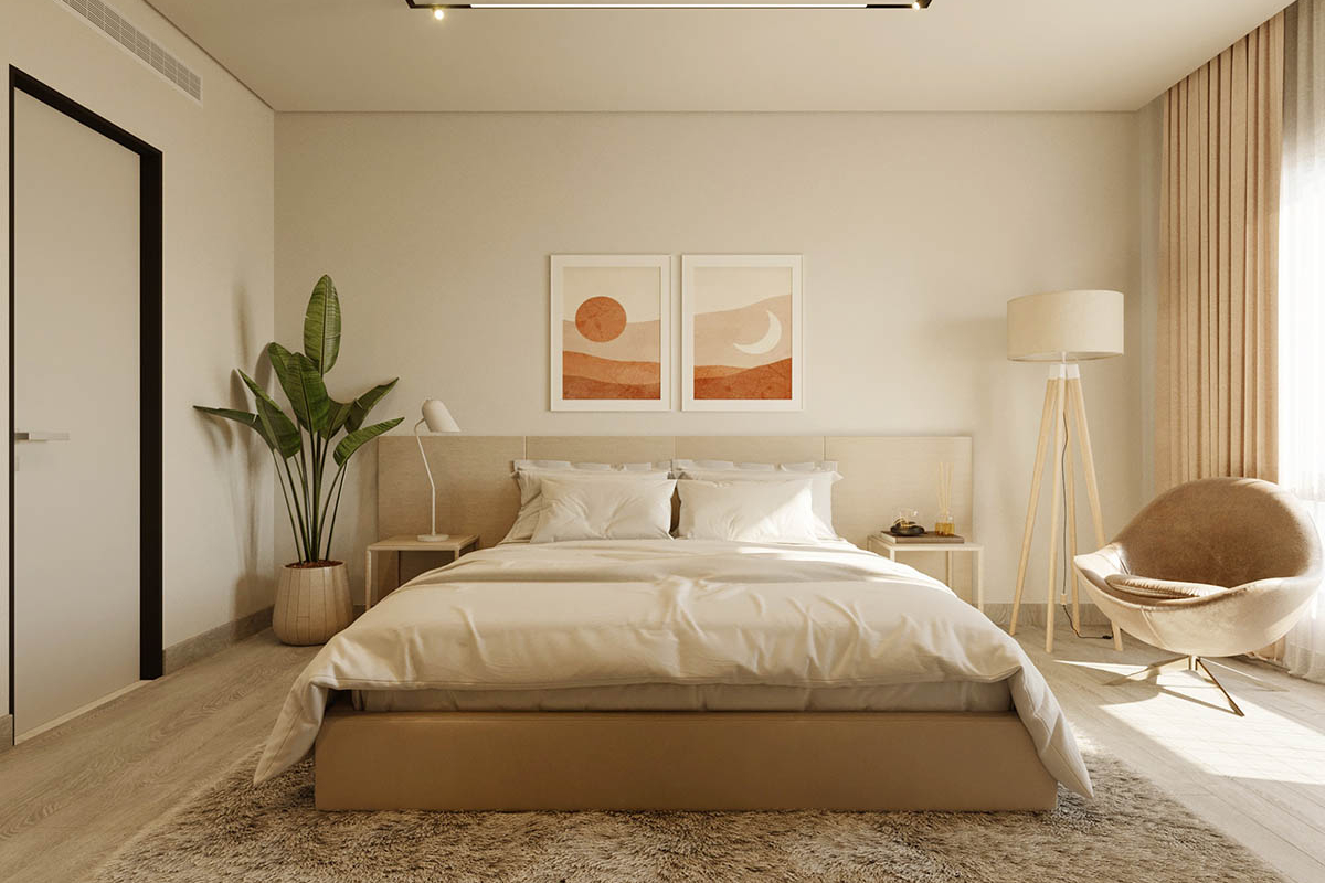 Phòng ngủ theo phong cách Minimalism