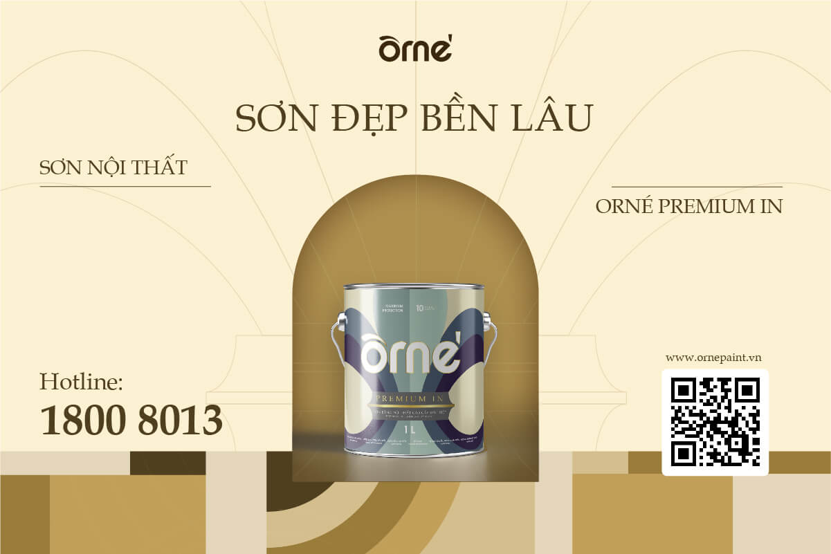 Sơn Orné Premium In có độ bền và che phủ hoàn hảo cho công trình